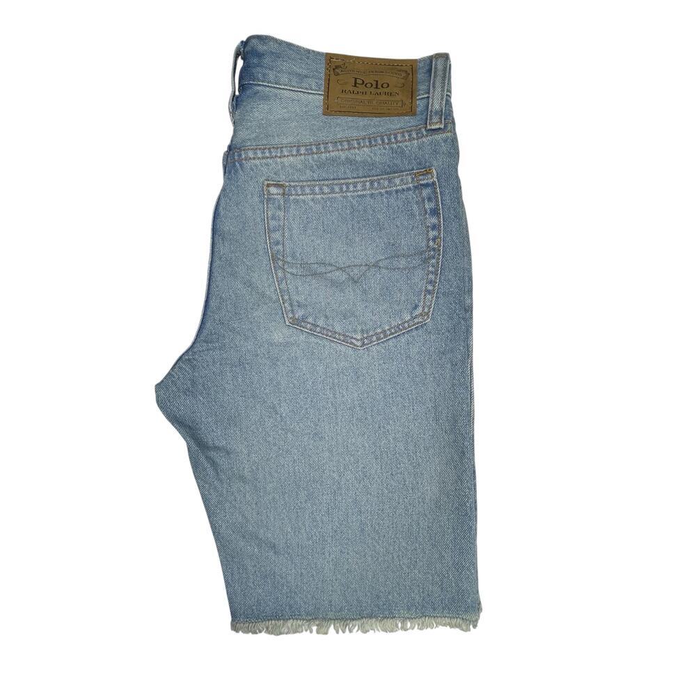Polo Ralph Lauren Big Boys Sullivan Raw Hem Denim Shorts size 16 Slim New - Picture 12 of 12